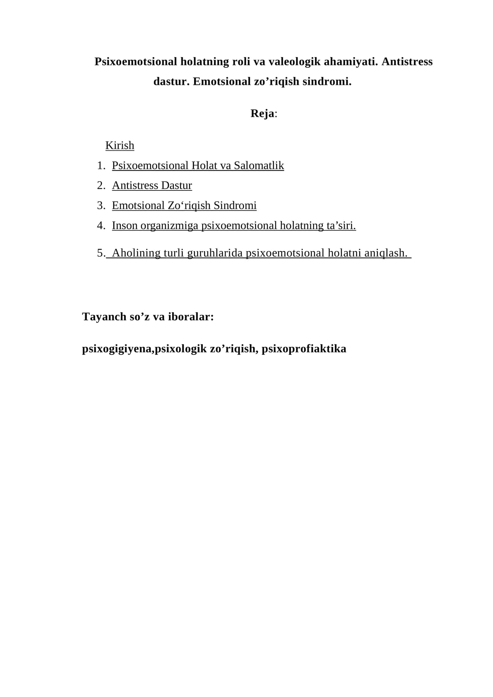 Psixoemotsional Holatning Roli va Valeologik Ahamiyati 1