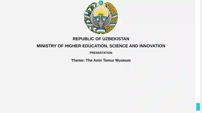 The AmirTemurMuseum