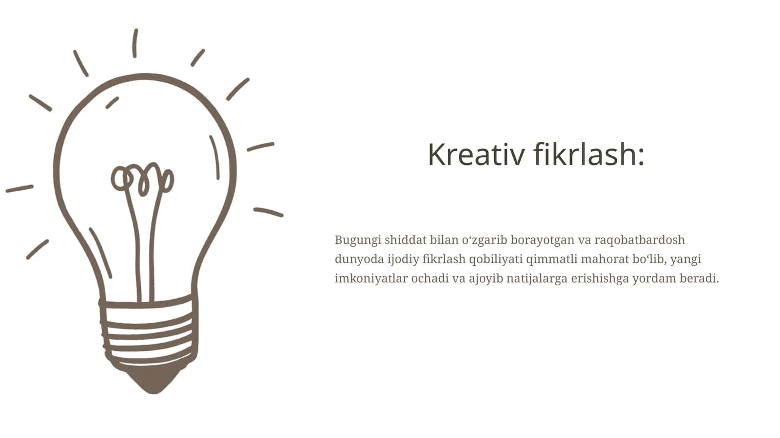 Kreativ fikrlash 1