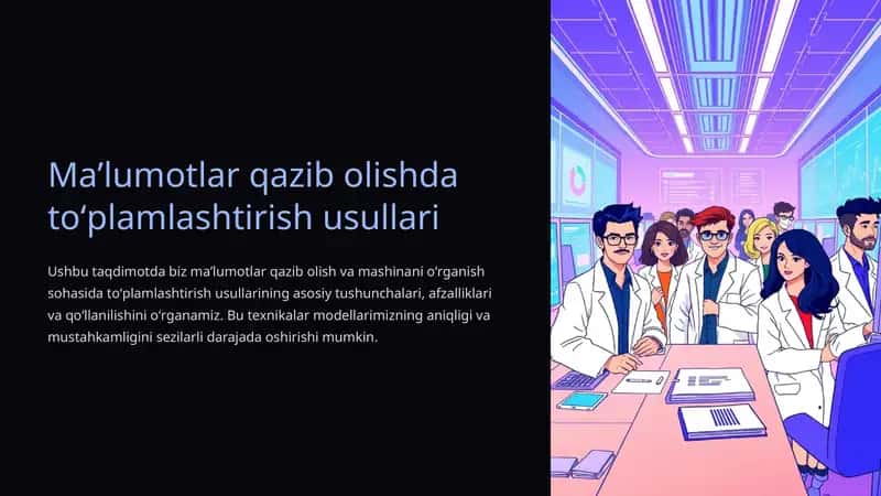 Maʼlumotlar qazib olishda toʻplamlashtirish usullari 1