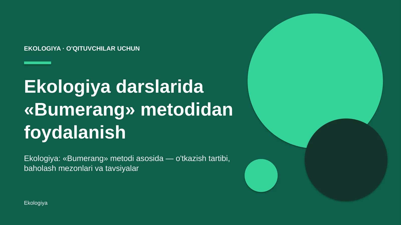 ekologiya darslarida bumerang metodidan foydalanish 1103 1
