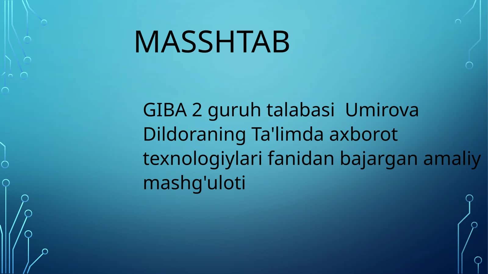 Masshtab 1