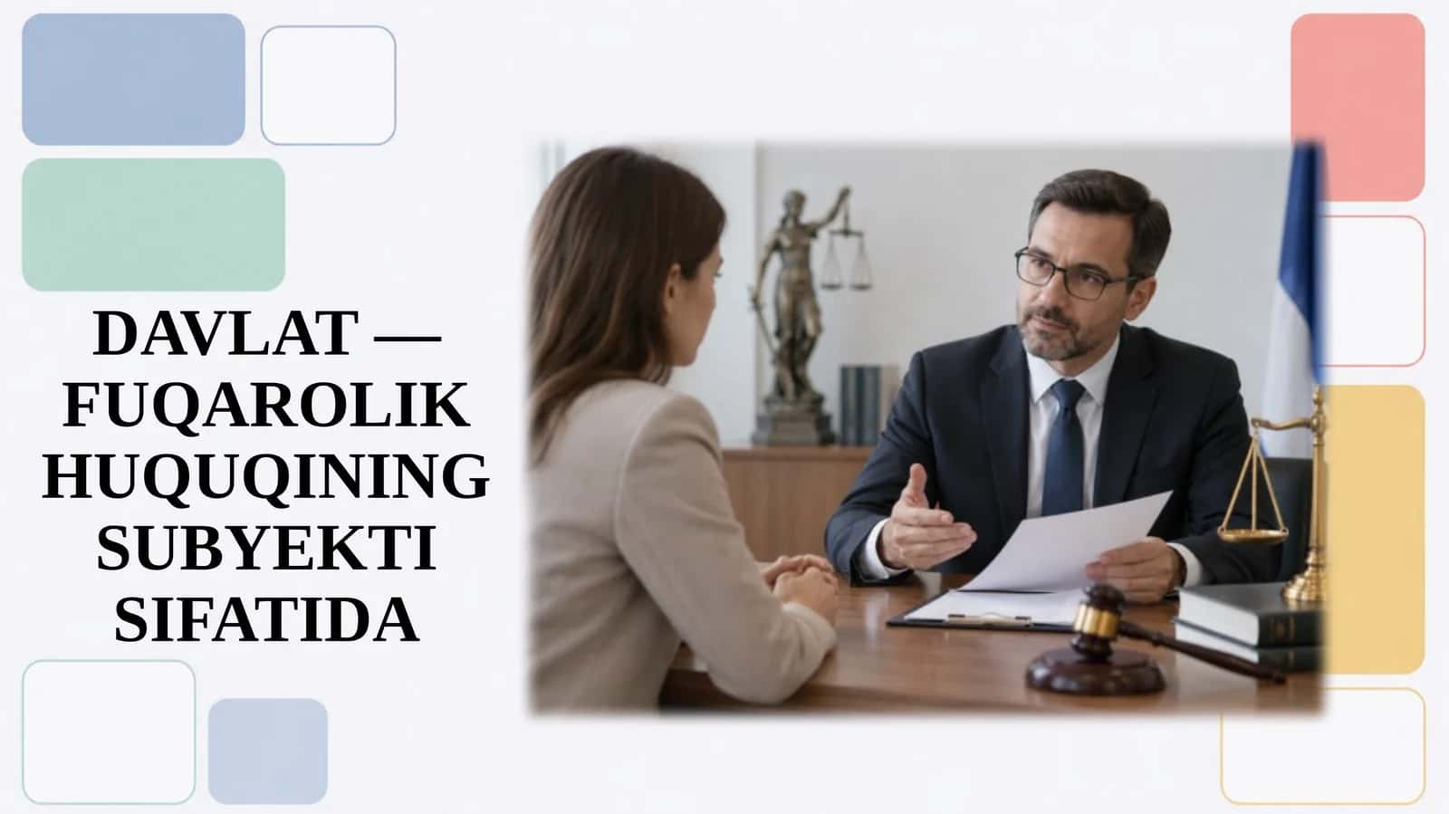 Davlatning fuqarolik huquqining subyekti sifatida 1