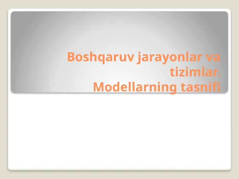 Grafik modellar 1