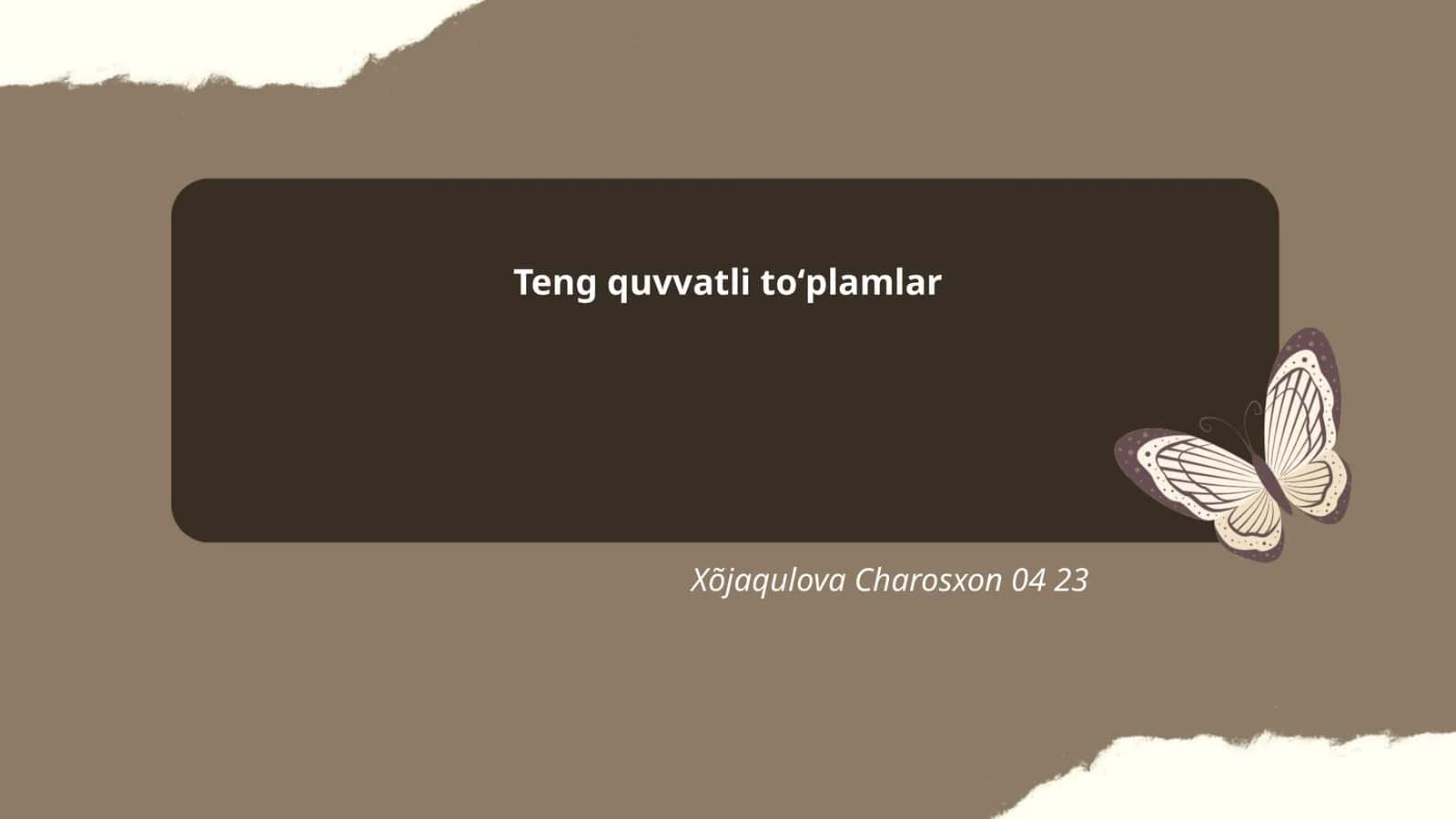 Energiya quvvati 1
