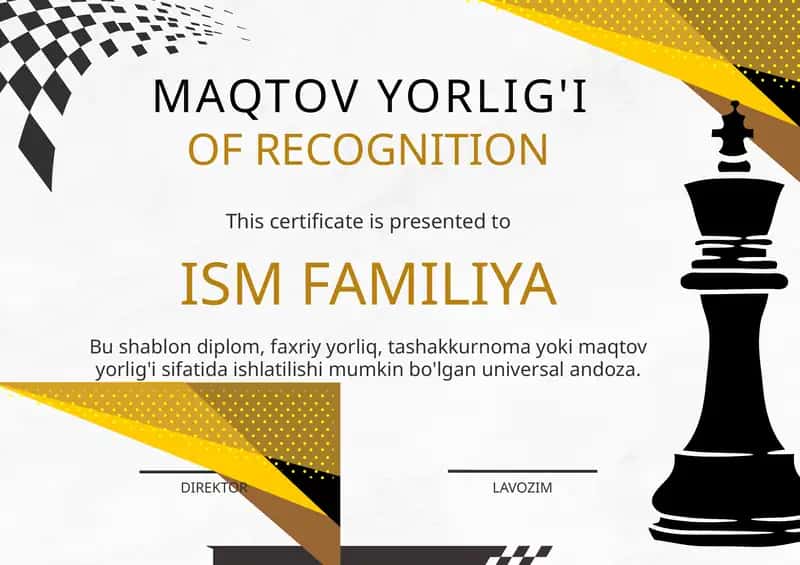 MAQTOV YORLIG'I shablon tayyor andoza 1