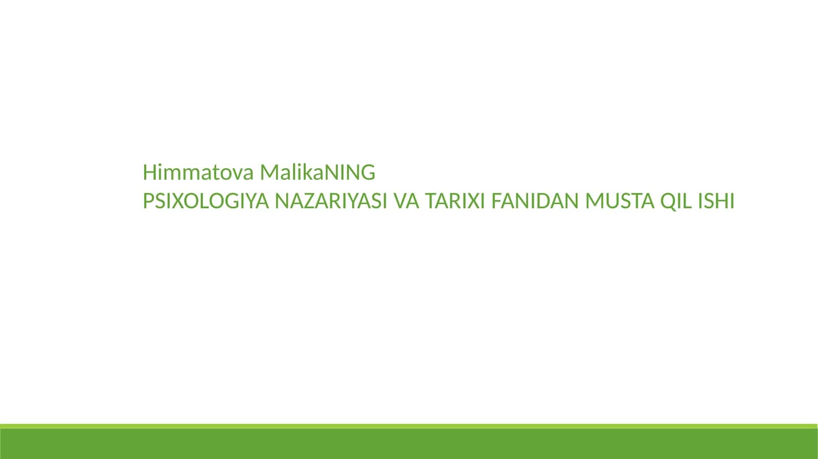 Tafakkur Psixologiyasi 1