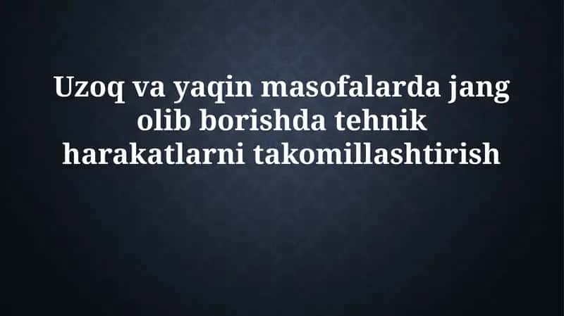 O'quv tarixi va qoidalarni tahlil qilish 1