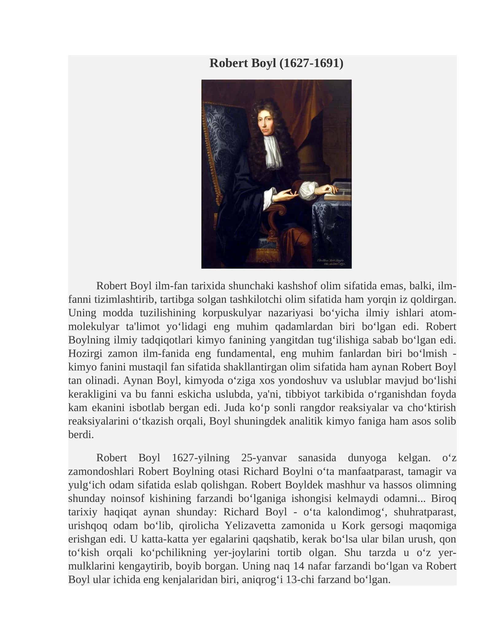 Robert Boyl 1