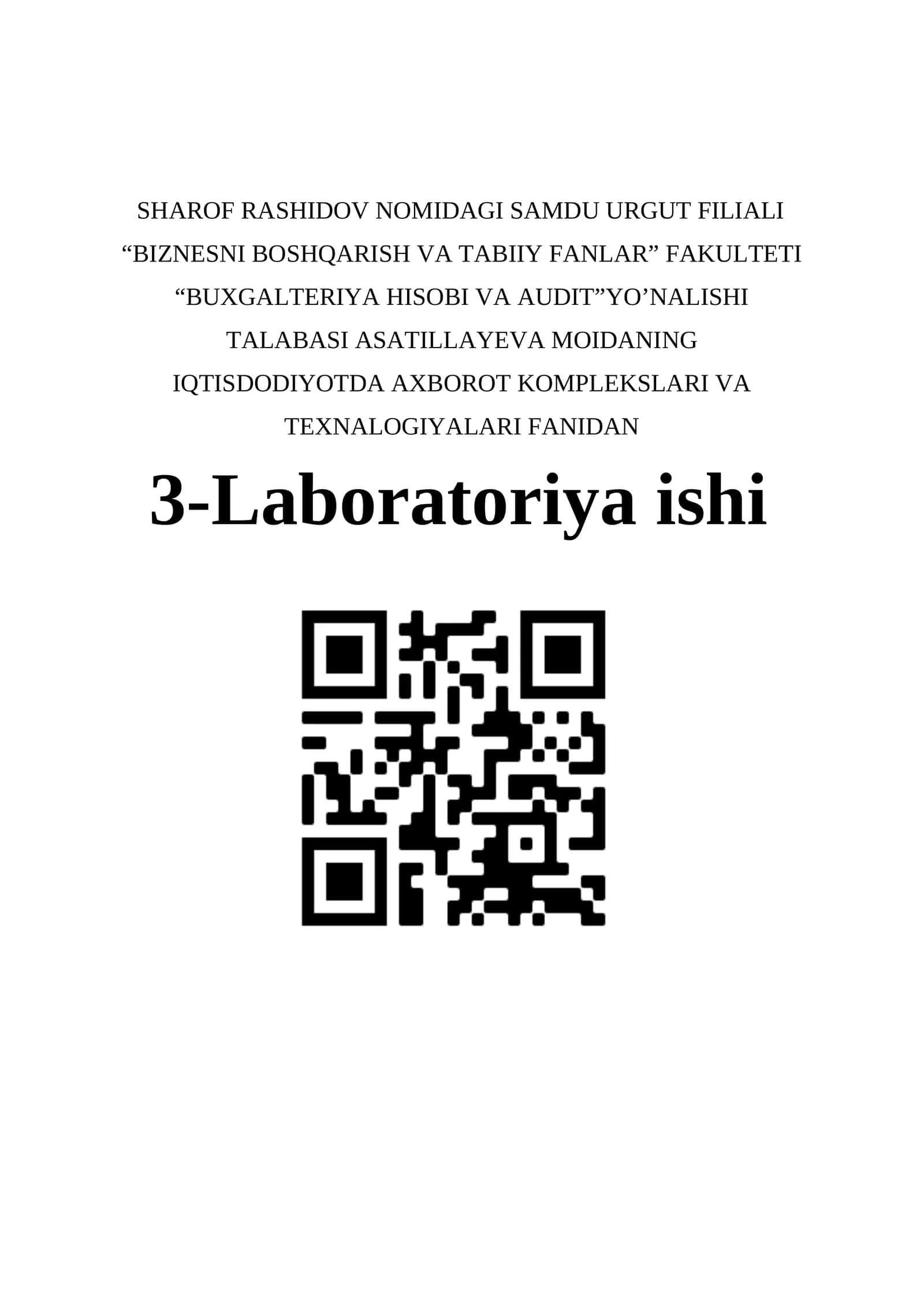 Word yordamida sohaga oid me’yoriy hujjatlarni tayyorlash 1