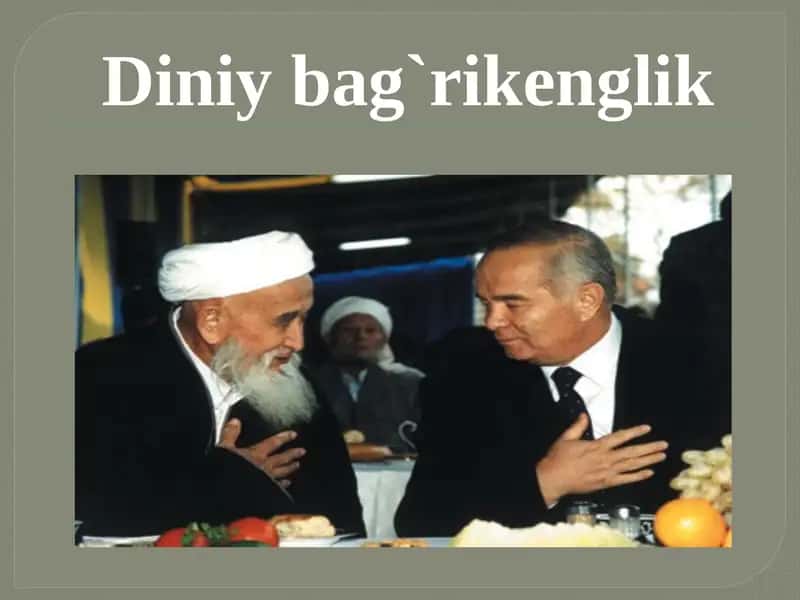 Diniy bag`rikenglik 1
