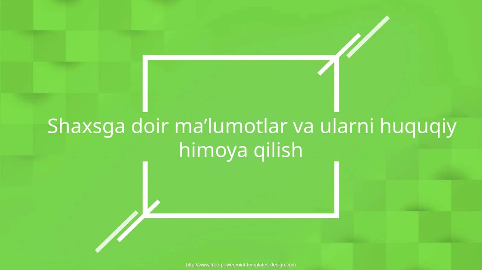 Shaxsga doir ma’lumotlar va ularni huquqiy himoya qilish 1