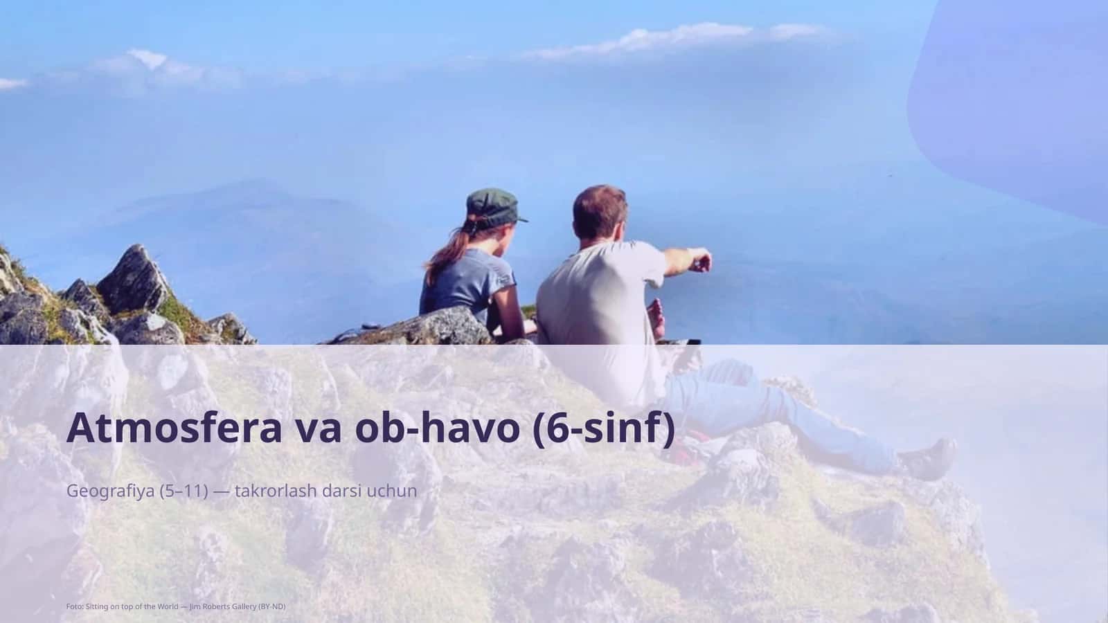Atmosfera va ob-havo (6-sinf) 1