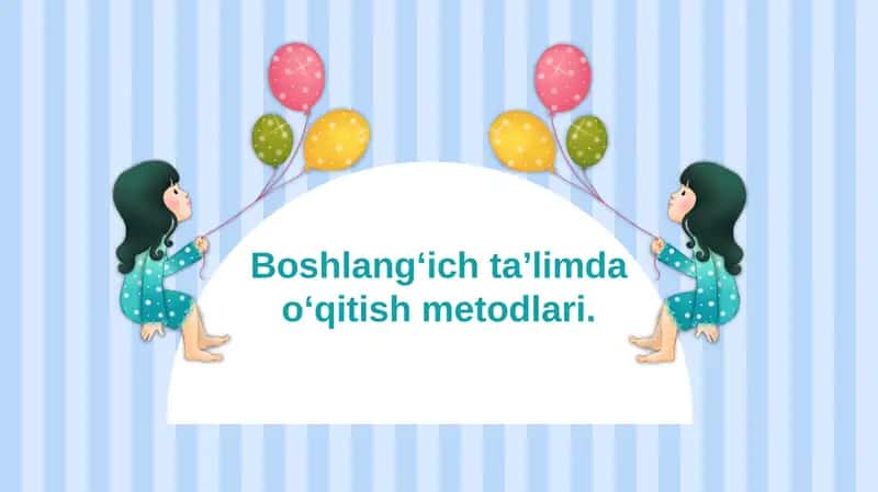 Boshlang‘ich ta’lim dasturi 1