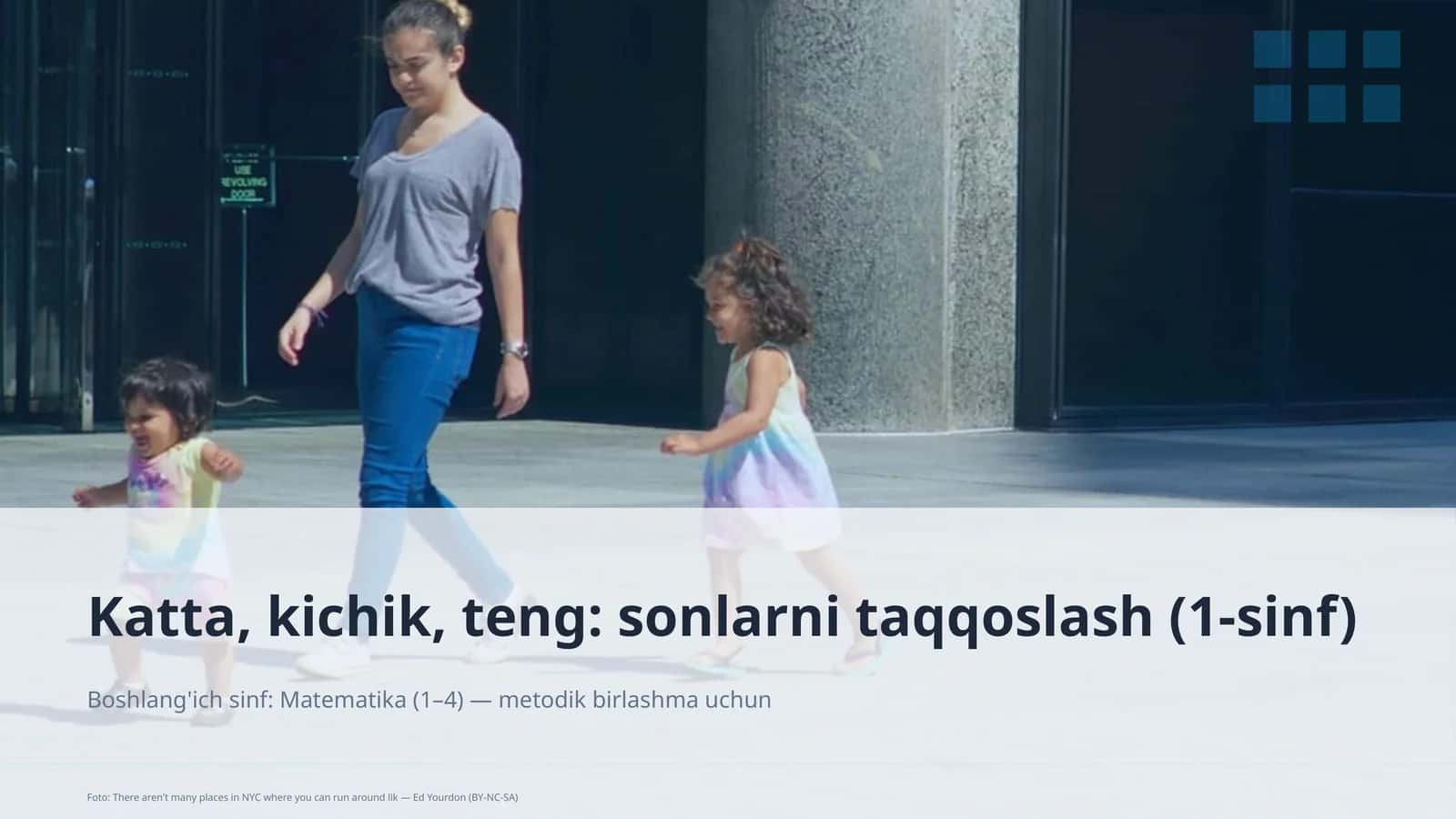 Katta, kichik, teng: sonlarni taqqoslash (1-sinf) 1