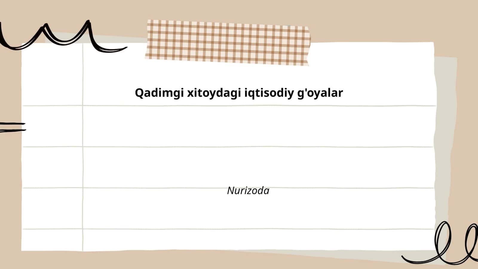 Qadimgi xitoydagi iqtisodiy g'oyalar 1