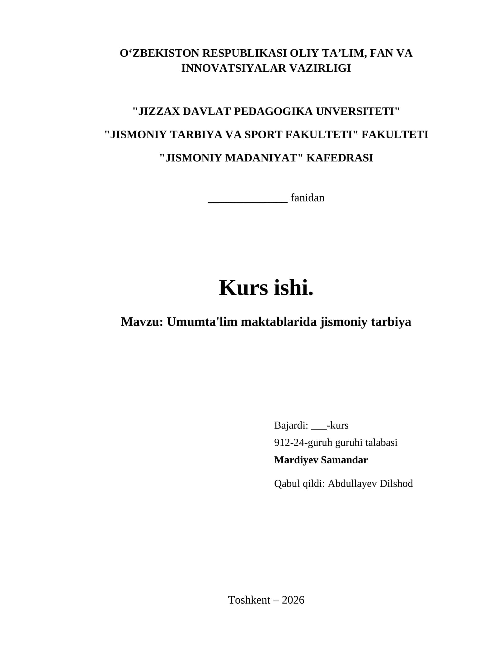 Umumta'lim maktablarida jismoniy tarbiya 1
