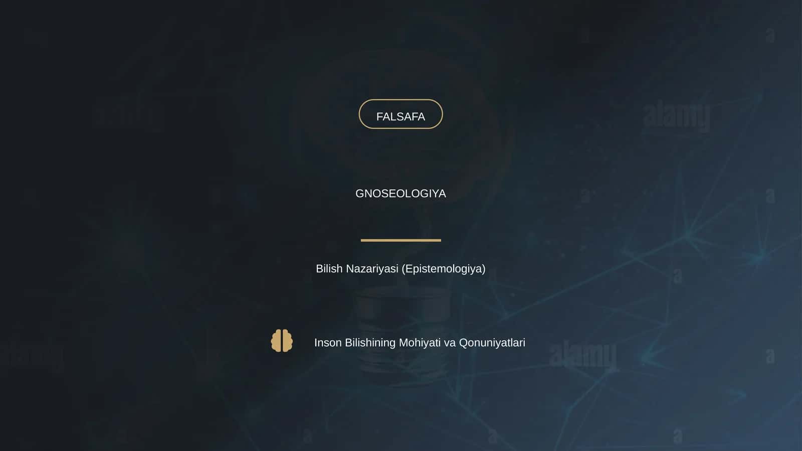Bilish Nazariyasi (Epistemologiya) 1
