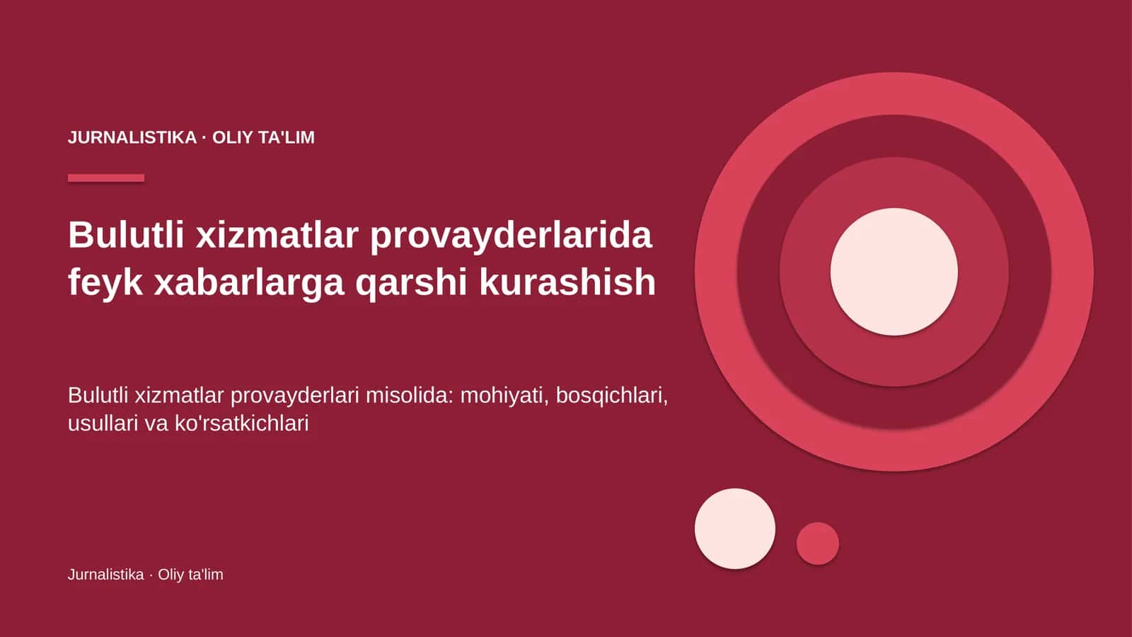 Bulutli xizmatlar provayderlarida feyk xabarlarga qarshi kurashish 1