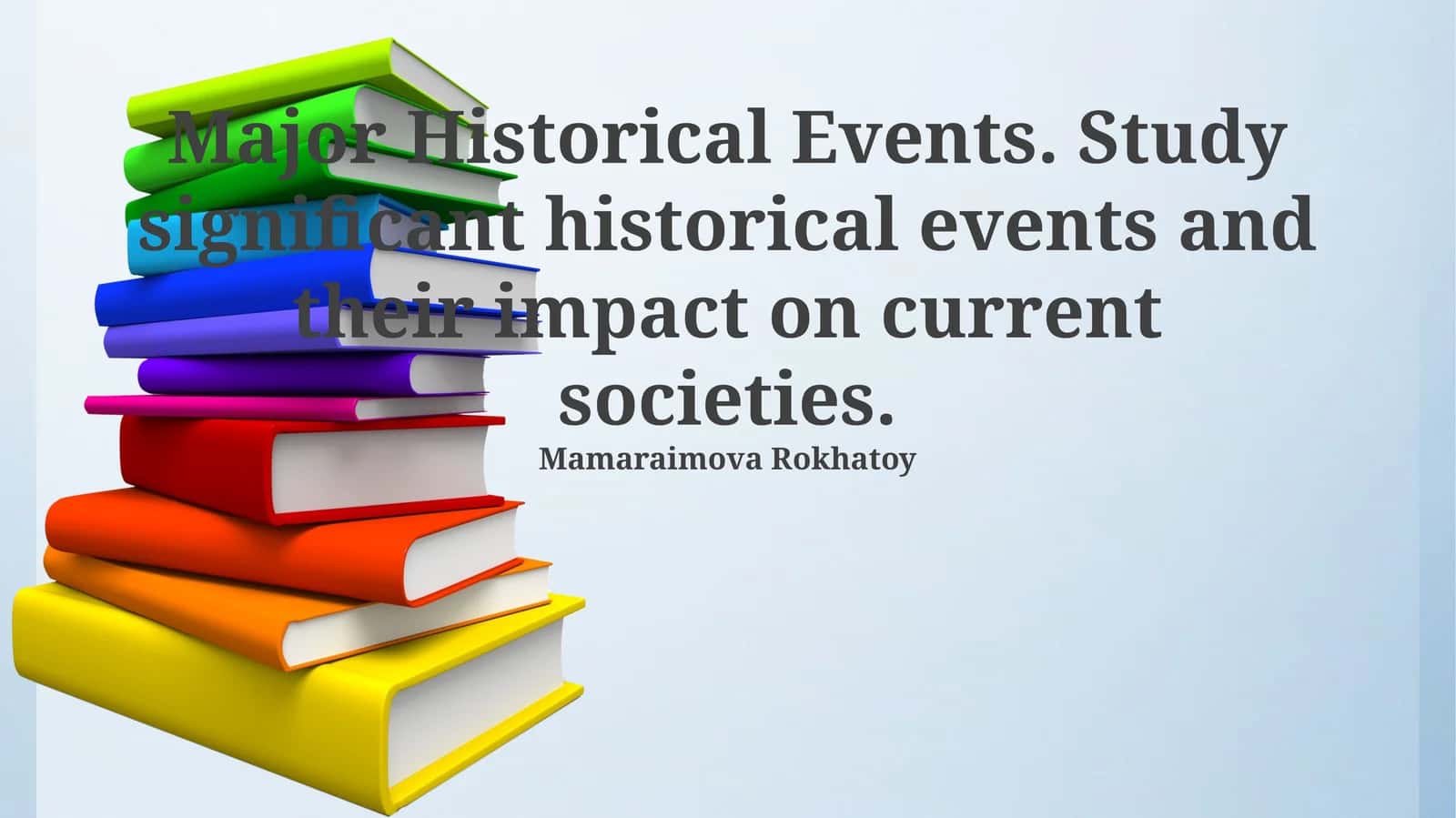 Major Historical Events 1