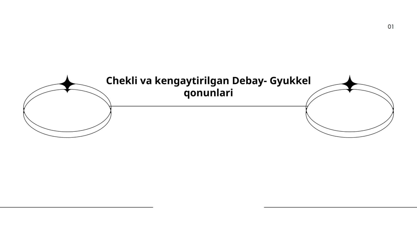 Chekli va kengaytirilgan Debay- Gyukkel qonunlari 1