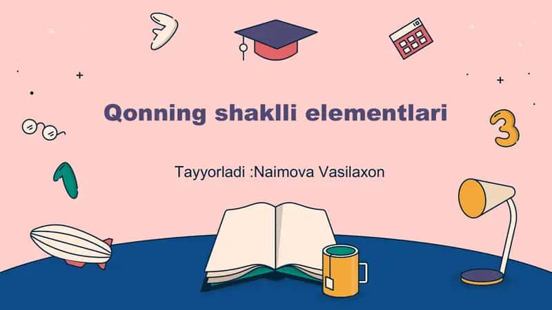 Qonning shaklli elementlari 1