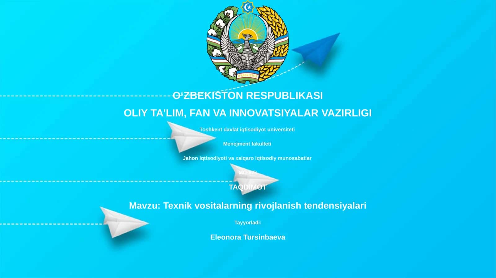 Texnik vositalarning rivojlanish tendensiyalari 1