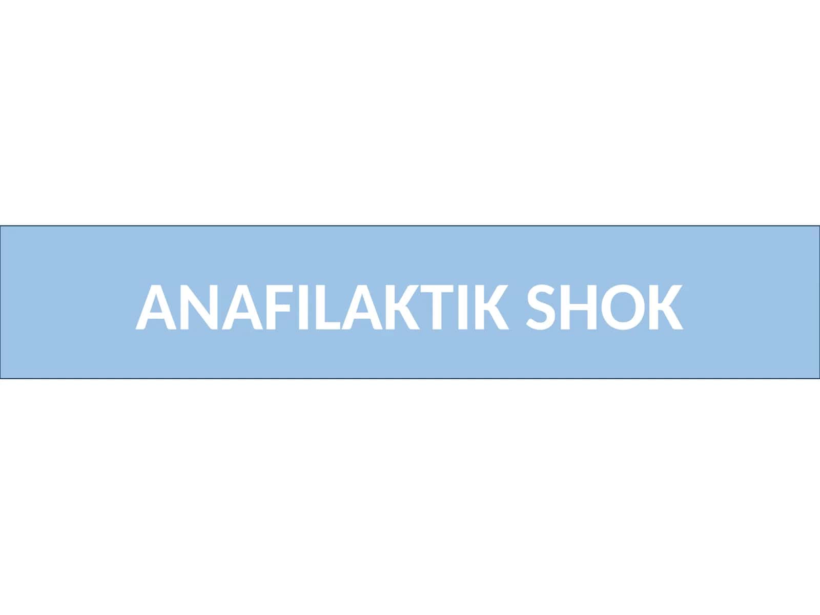 Anafilaktik Shock Usmle maʼlumoti 1