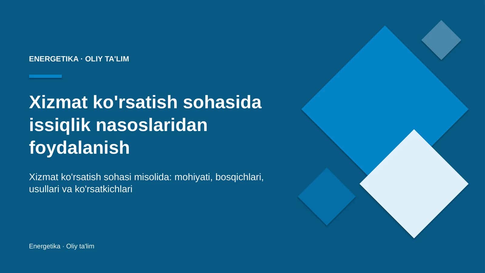 xizmat ko'rsatish sohasida issiqlik nasoslaridan foydalanish 2945 1