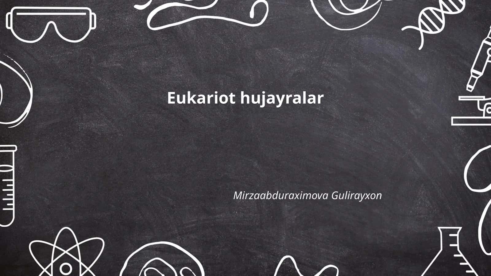 Eukariot hujayralar 1