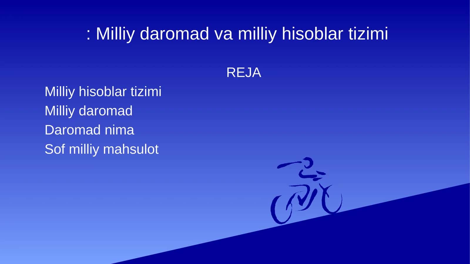 Milliy hisoblar tizimi 1