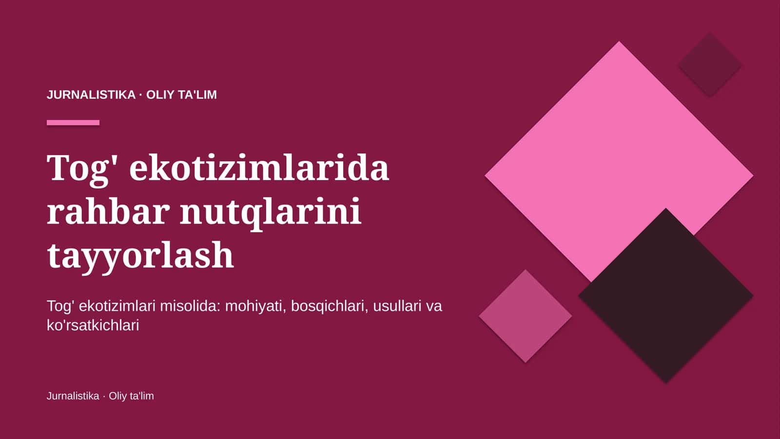 tog' ekotizimlarida rahbar nutqlarini tayyorlash 9246 1
