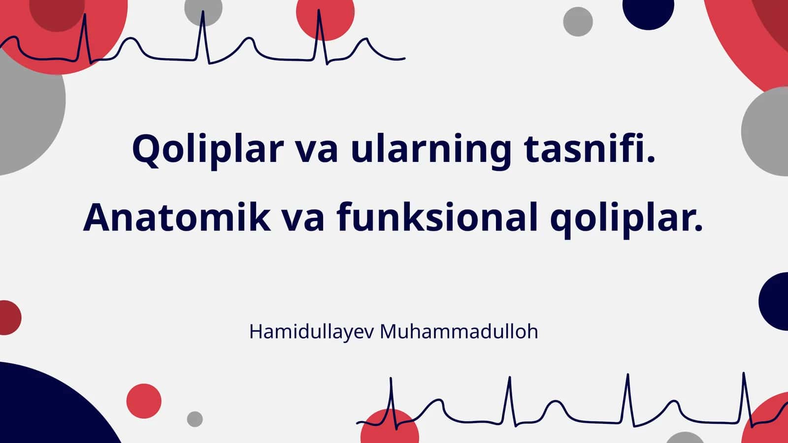 Qoliplar va ularning tasnifi 1