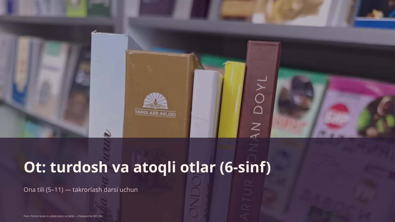 Ona tili (5–11) — takrorlash darsi uchun 1