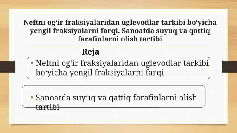 Yengil Fraksiyalar 1