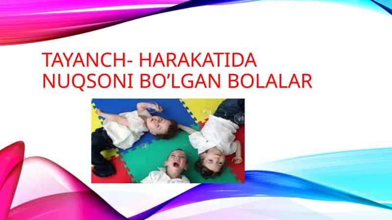 Bolalar serebral falaj 1
