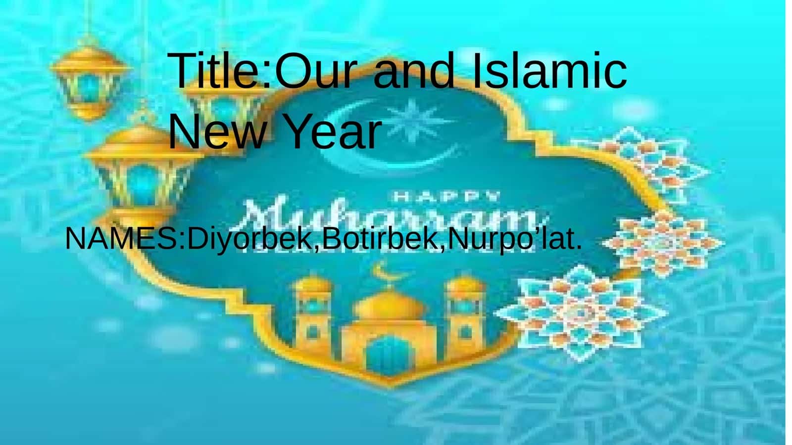 Islamic New Year 1