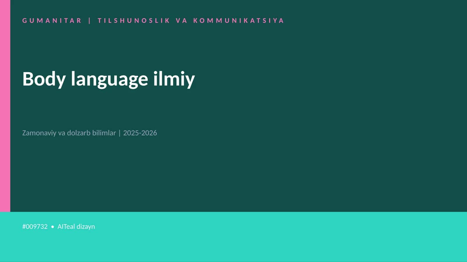 Body language ilmiy 1