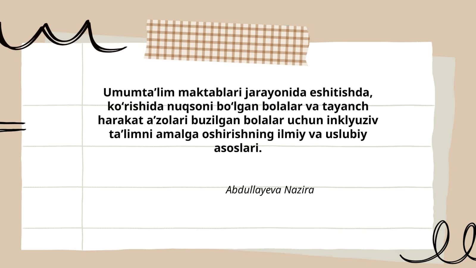 Inklyuziv taʼlimning ilmiy va uslubiy asoslari 1