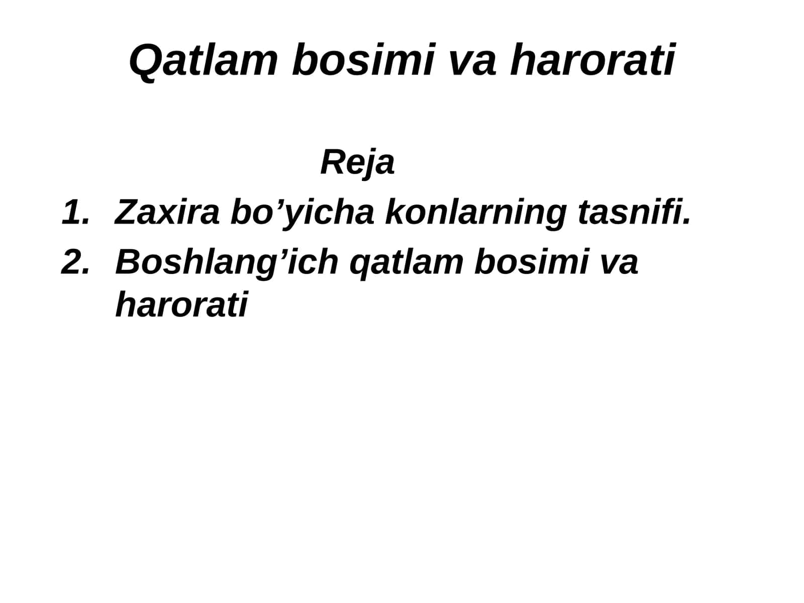Odamlarni qatlambosimi va harorati 1