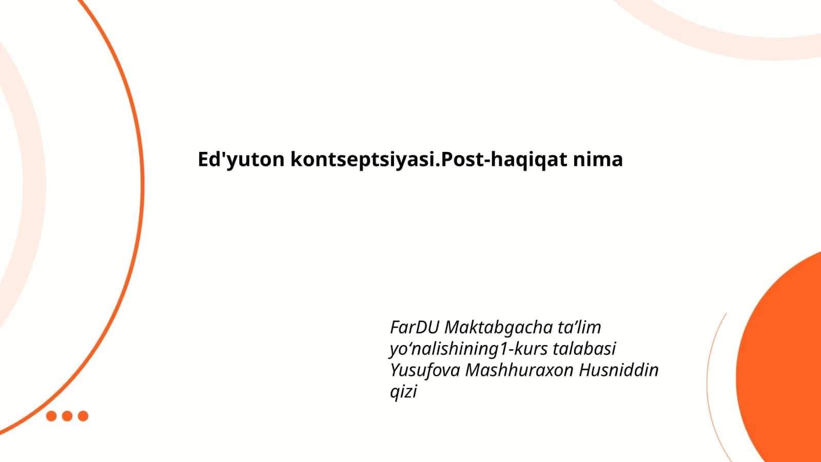 Ta'lim kontseptsiyalari 1