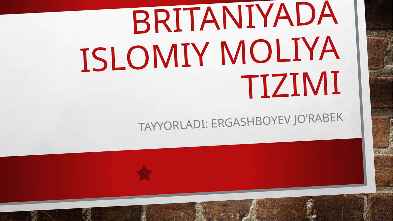 islomiy moliya tizimi 1
