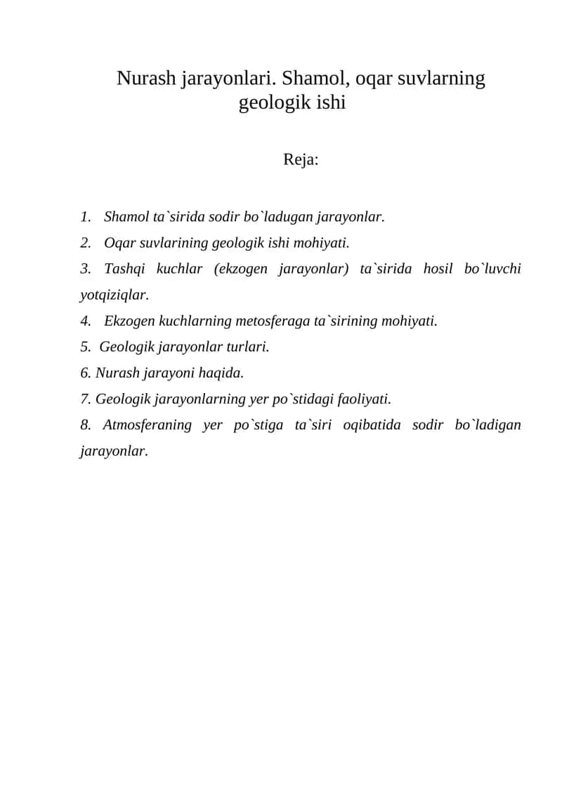 nurash-jarayonlari-shamol-oqar-suvlarning-geologik-ishi 1