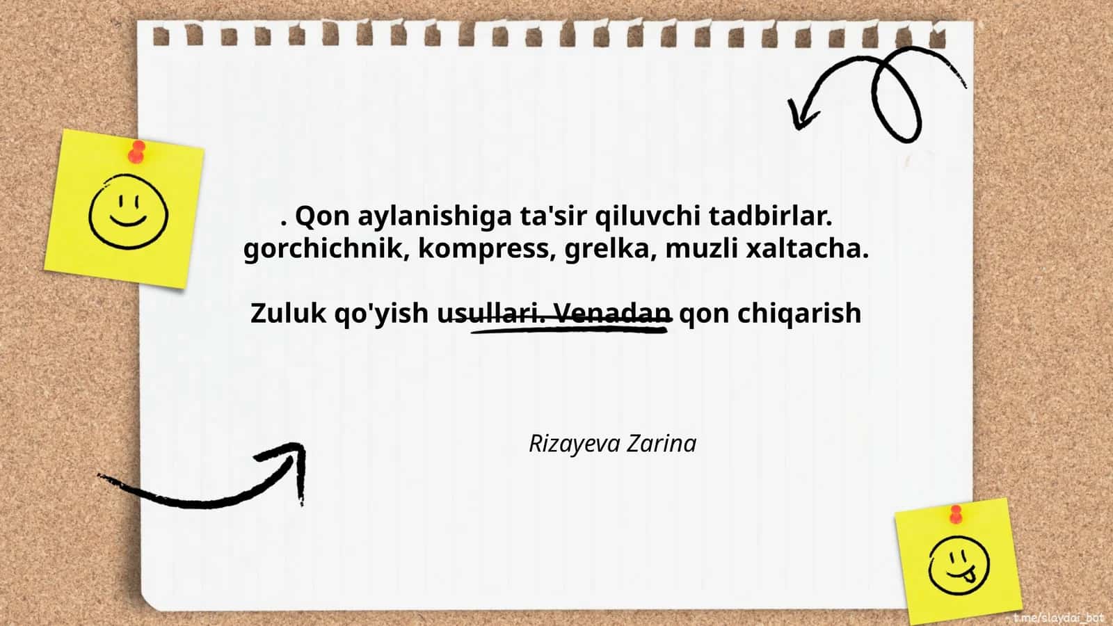 Gorchichnik qo'yishning qon aylanishiga ta'siri 1