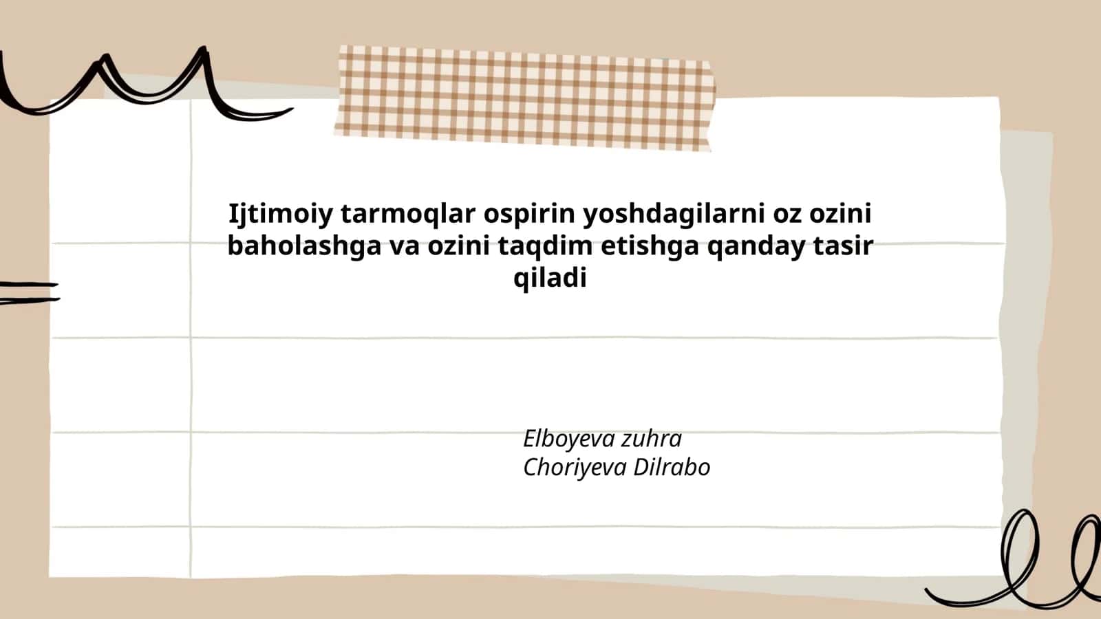 Ijtimoiy tarmoqlar o'spirin yoshdagilarni oz ozini baholashga va ozini taqdim etishga qanday tasir qiladi 1