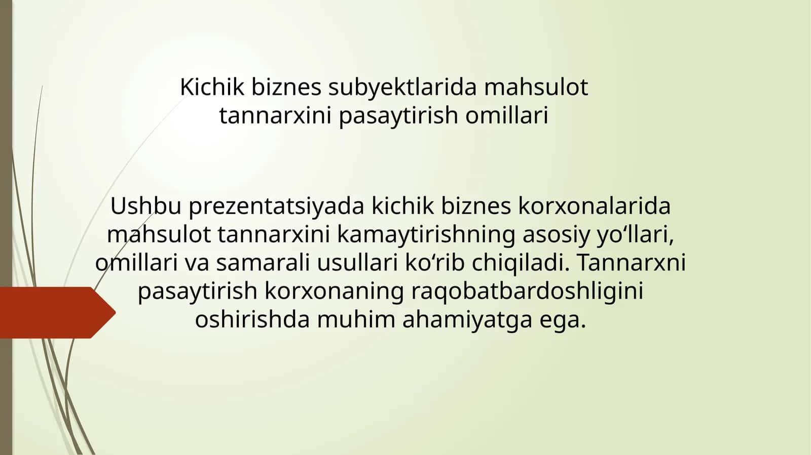 Kichik biznes subyektlari 1