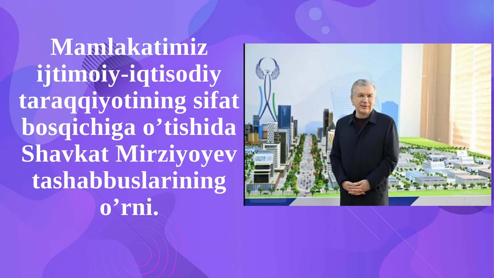 Shavkat Mirziyoyevning iqtisodiy islohotlari 1