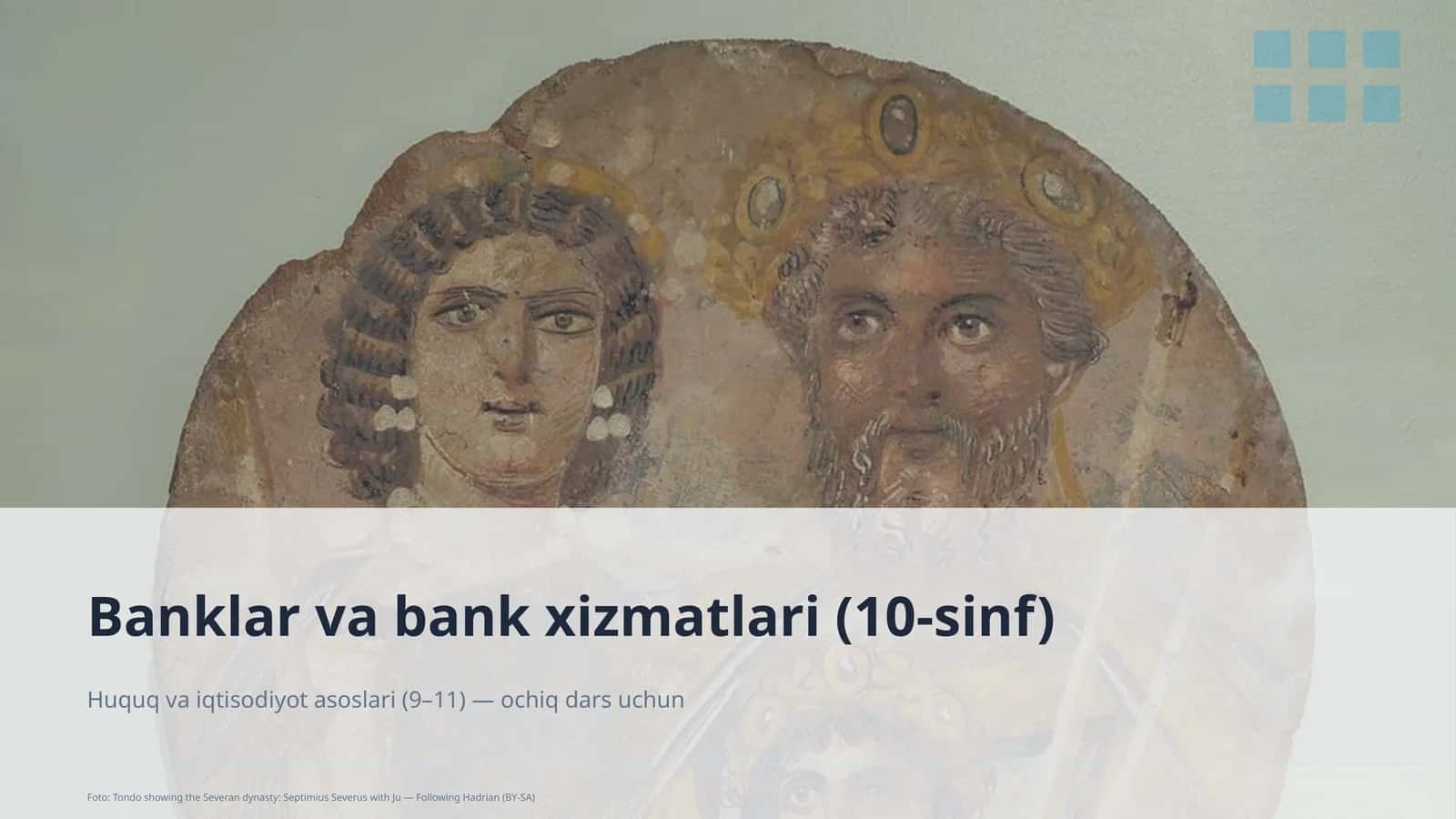 Banklar va bank xizmatlari (10-sinf) 1