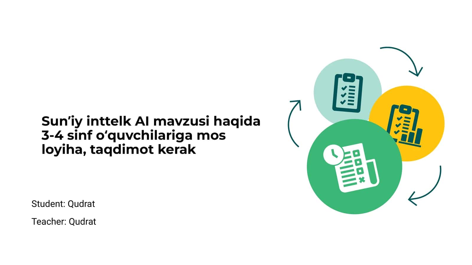 Sunʼiy intellekt AI mavzusi 1