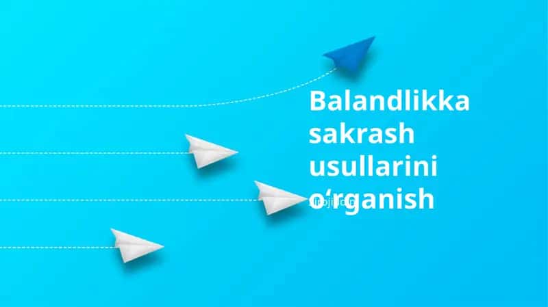 Balandlikka sakrash usullarini oʻrganish 1